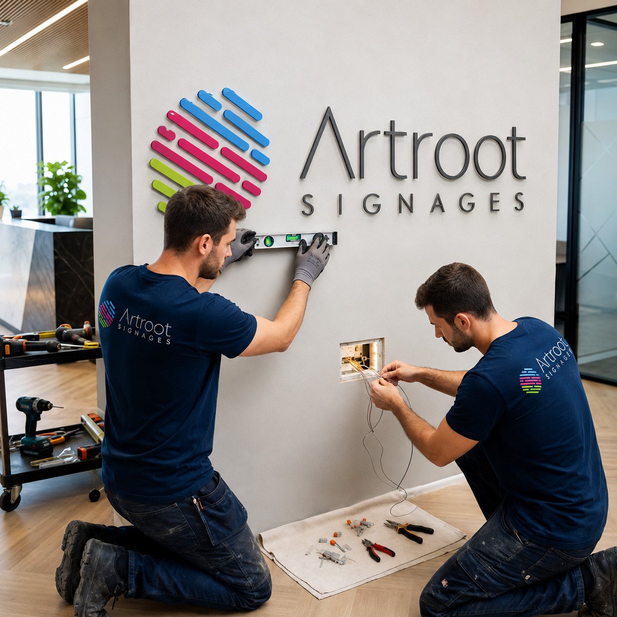 Artroot Signage Craftsmanship