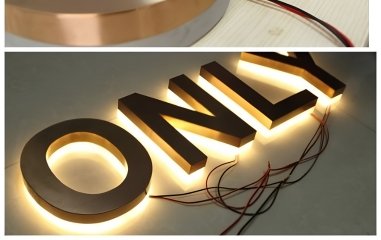3D Acrylic & Stainless Steel Letters